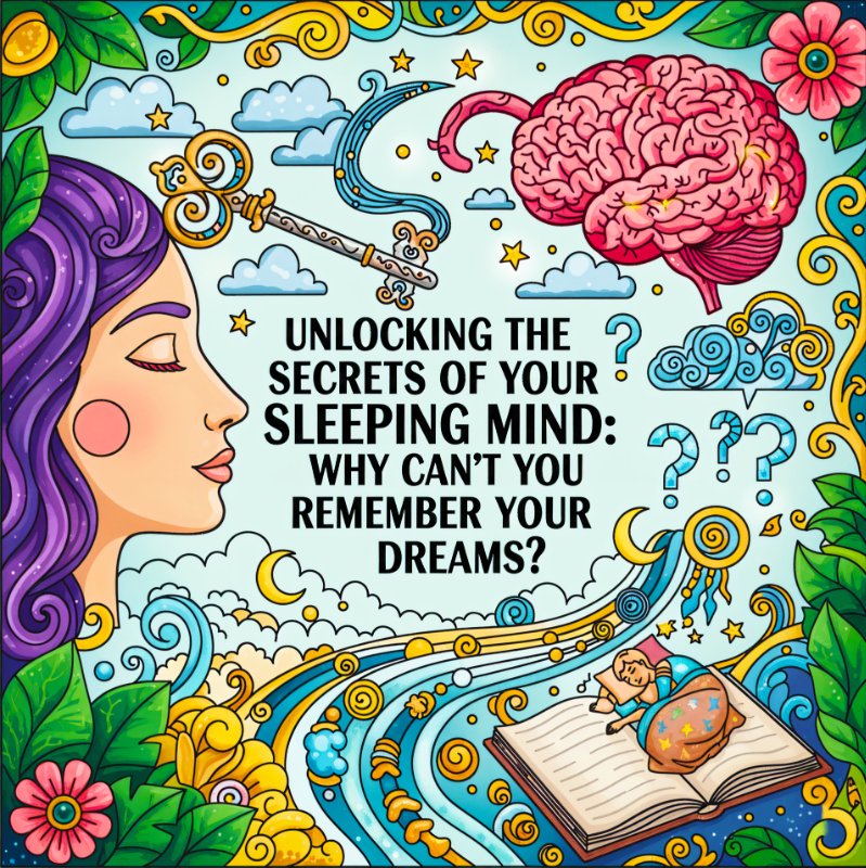 Unlocking the Secrets of Your Sleeping Mind: Why Can't You Remember Your Dreams?
